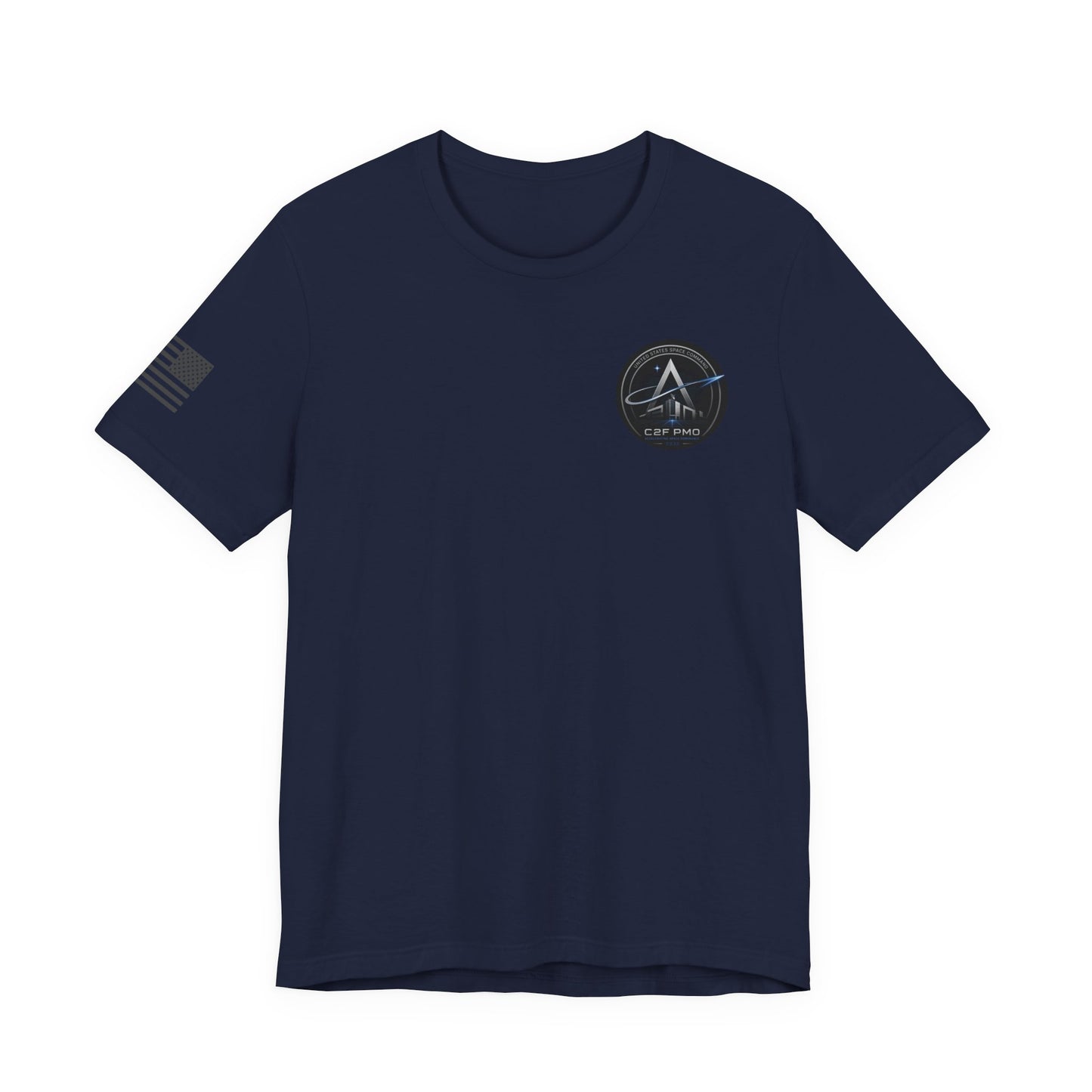 U.S. Space Command C2F PMO Logo T-Shirt Accelerating Space Dominance 2032