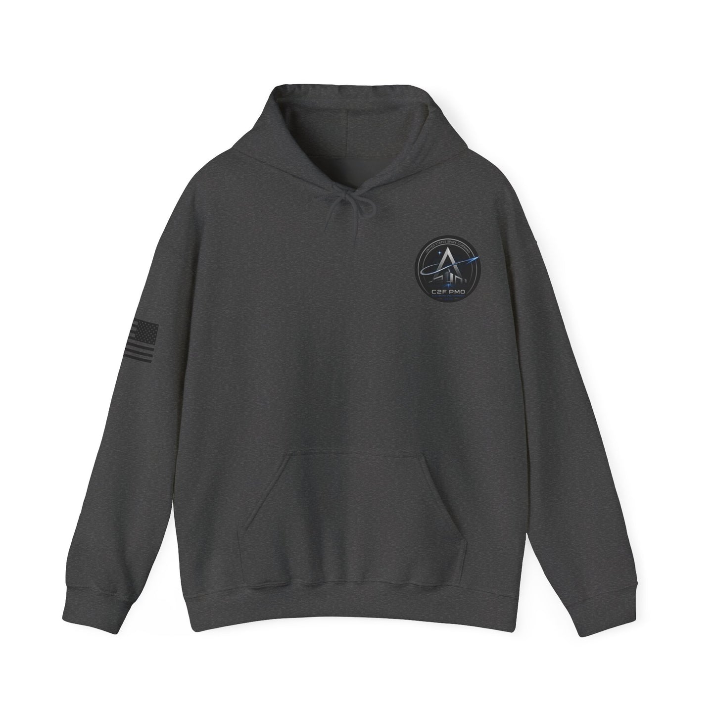 U.S. Space Command C2F PMO Logo Hoodie Accelerating Space Dominance 2032