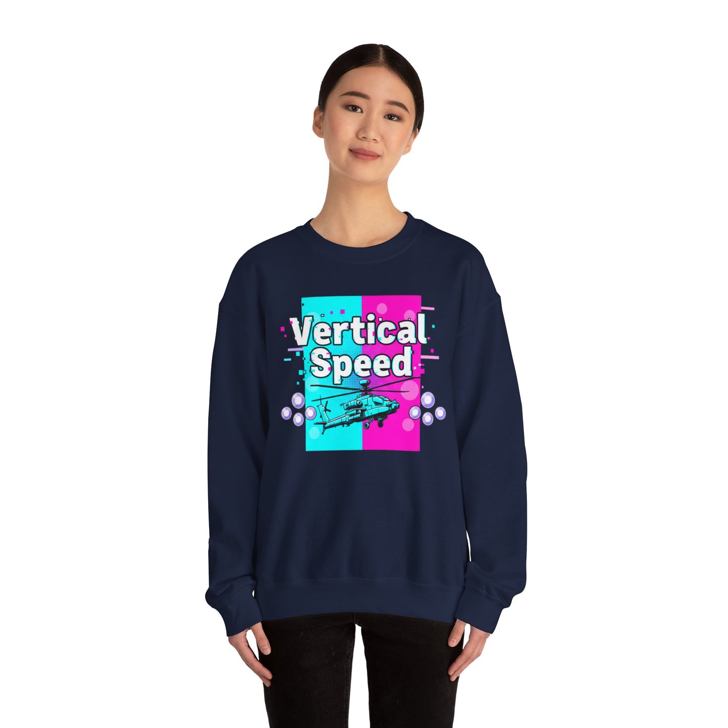 Vertical Speed Sweatshirt | Y2K Retro Tech, pixel aesthetic