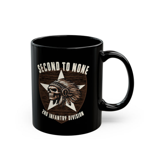 Second to None Black Mug  11oz