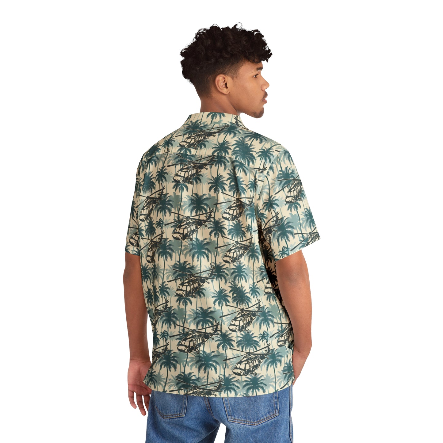 Blackhawk Helicopter Aloha Shirt