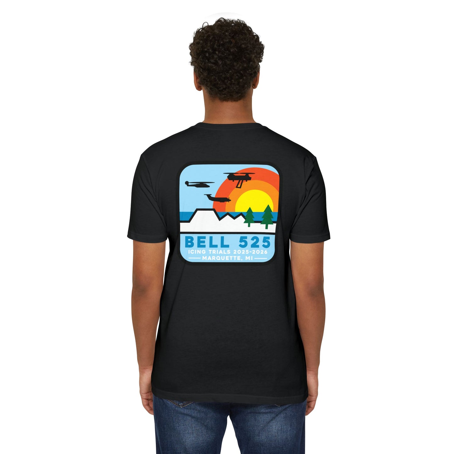 Bell 525 Ice Trials T-Shirt 60/40 Cotton-Poly