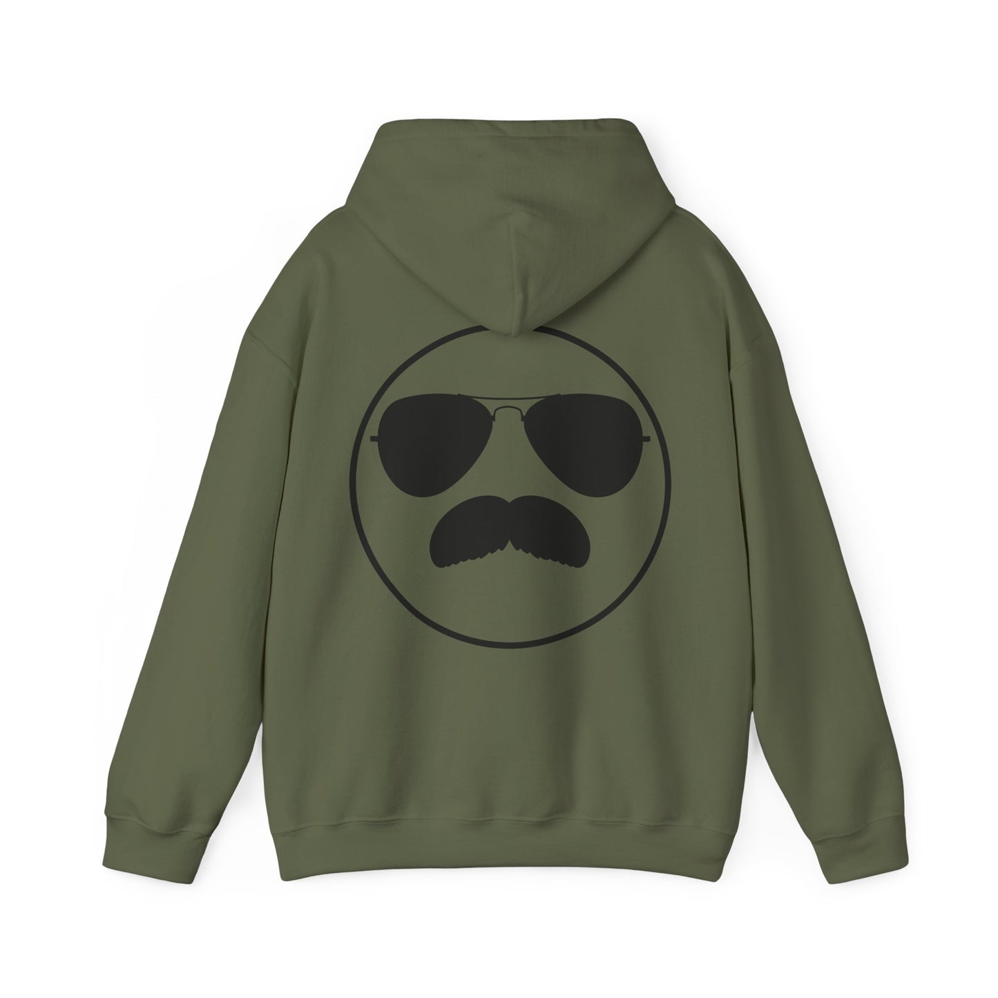 Mustache Aviator Hoodie - Unisex Heavy Blend Sweatshirt