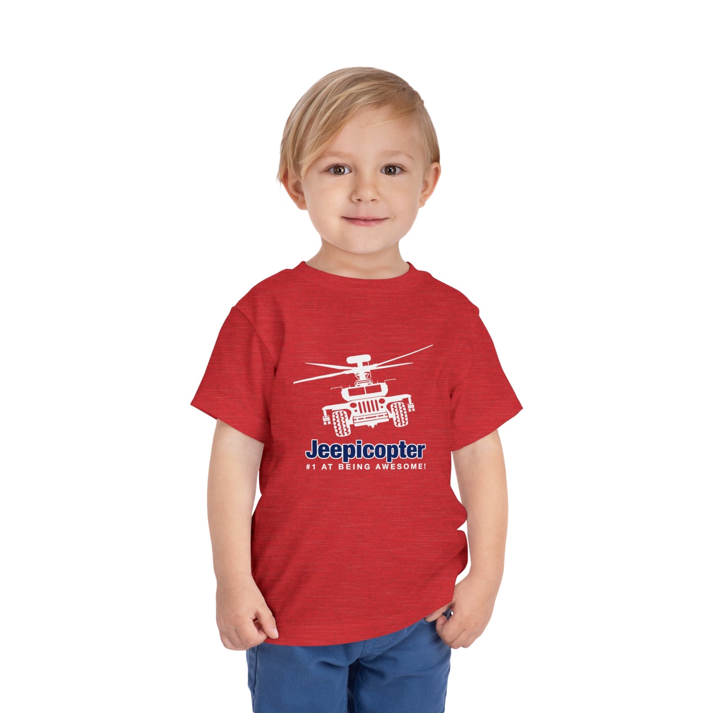 Jeepicopter Toddler Short Sleeve Tee