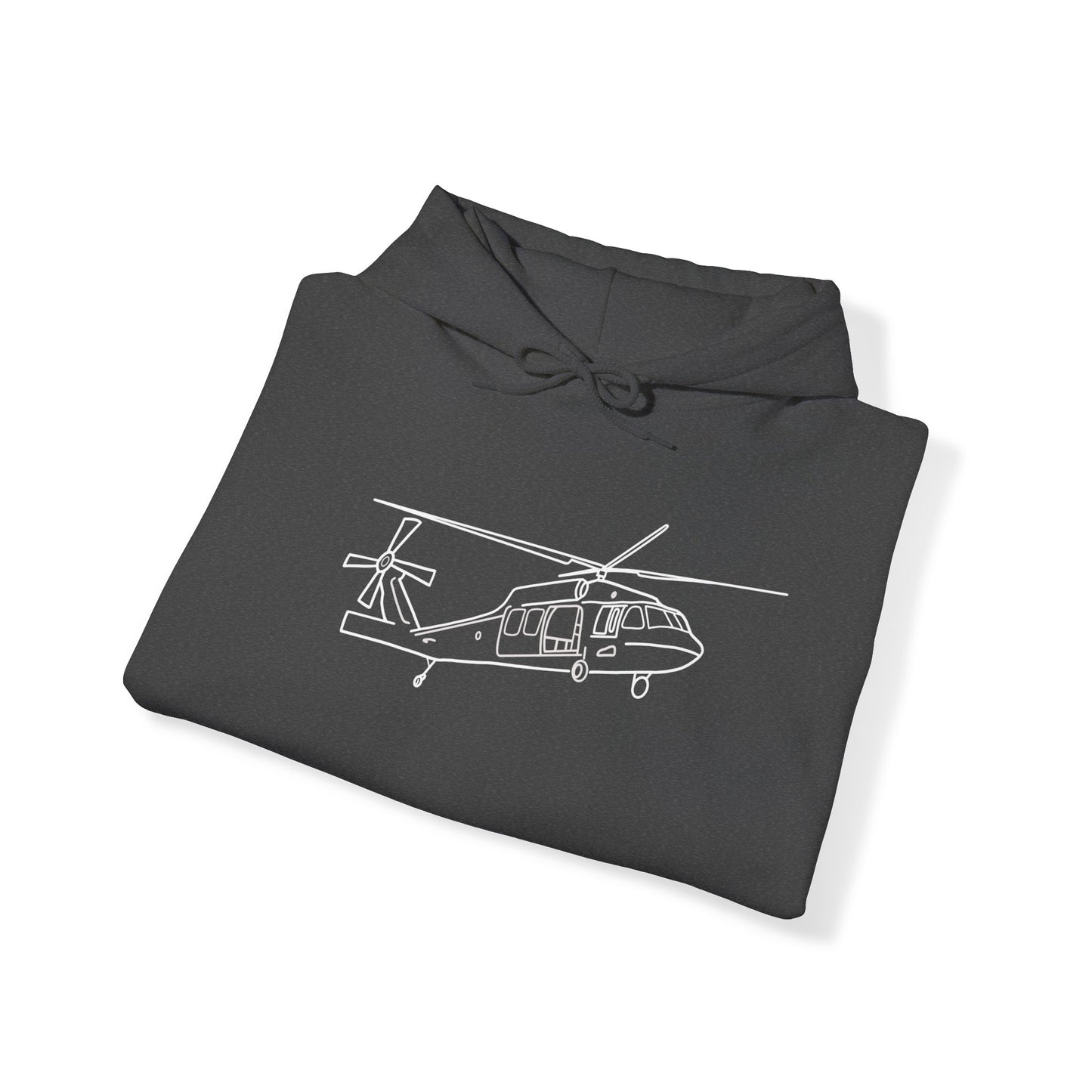 Blackhawk Line Art Heavy Blend Hooded Sweatshirt