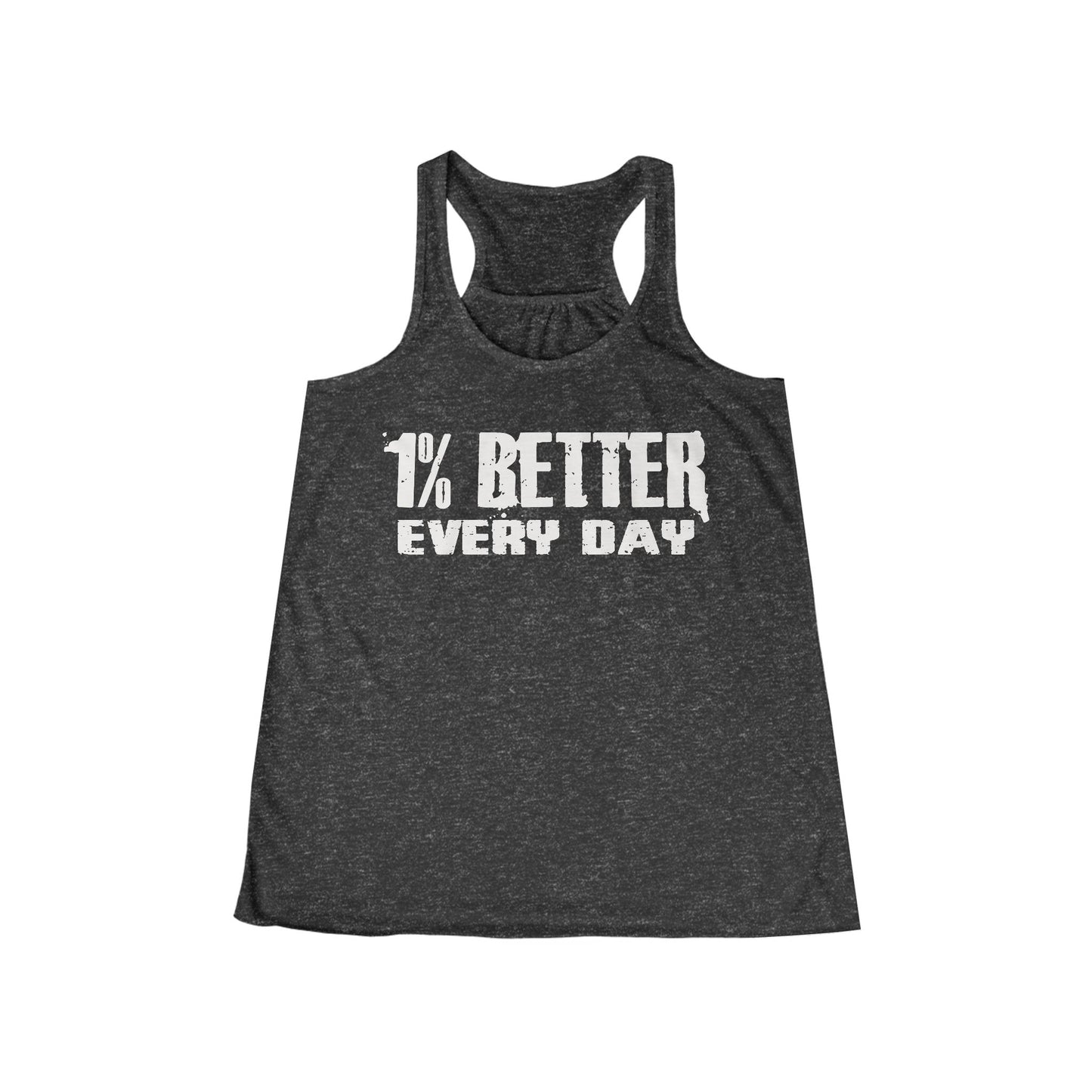 1% Better Every Day Racerback Tank — Women’s Motivational Workout Tank Top