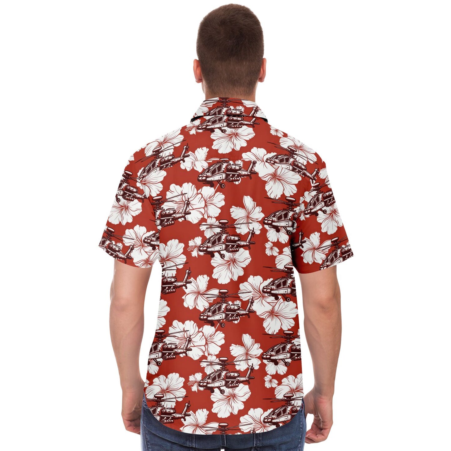 High Flying Aloha Short Sleeve Button Down Hawaiian Shirt