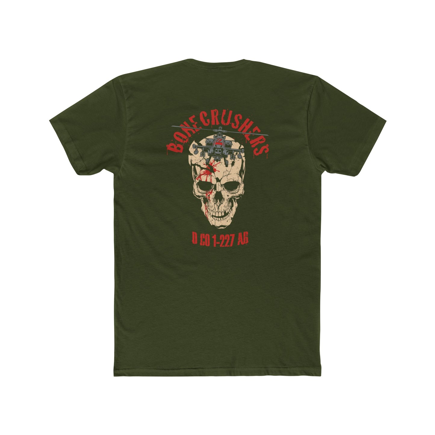 1-227 BoneCrushers 100% Cotton Crew Tee