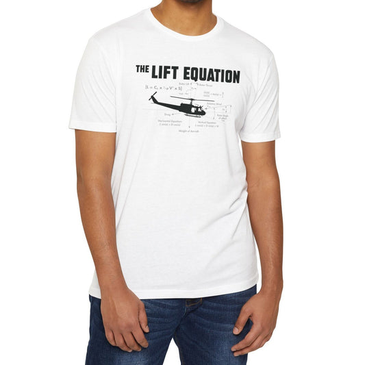 The Lift Equation Helicopter Unisex CVC Jersey T-shirt