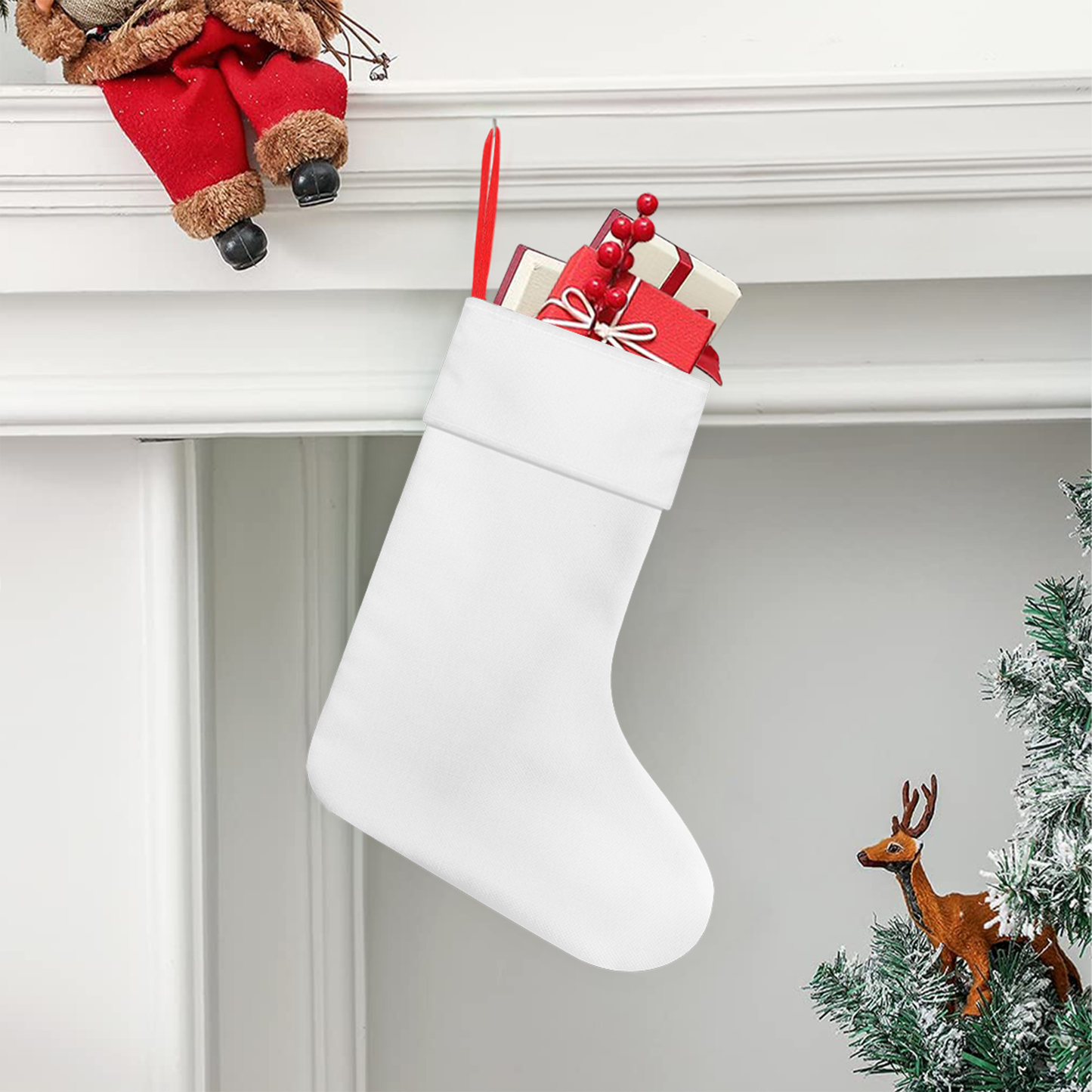 Customizable Cavalry Christmas Stocking (Linen)