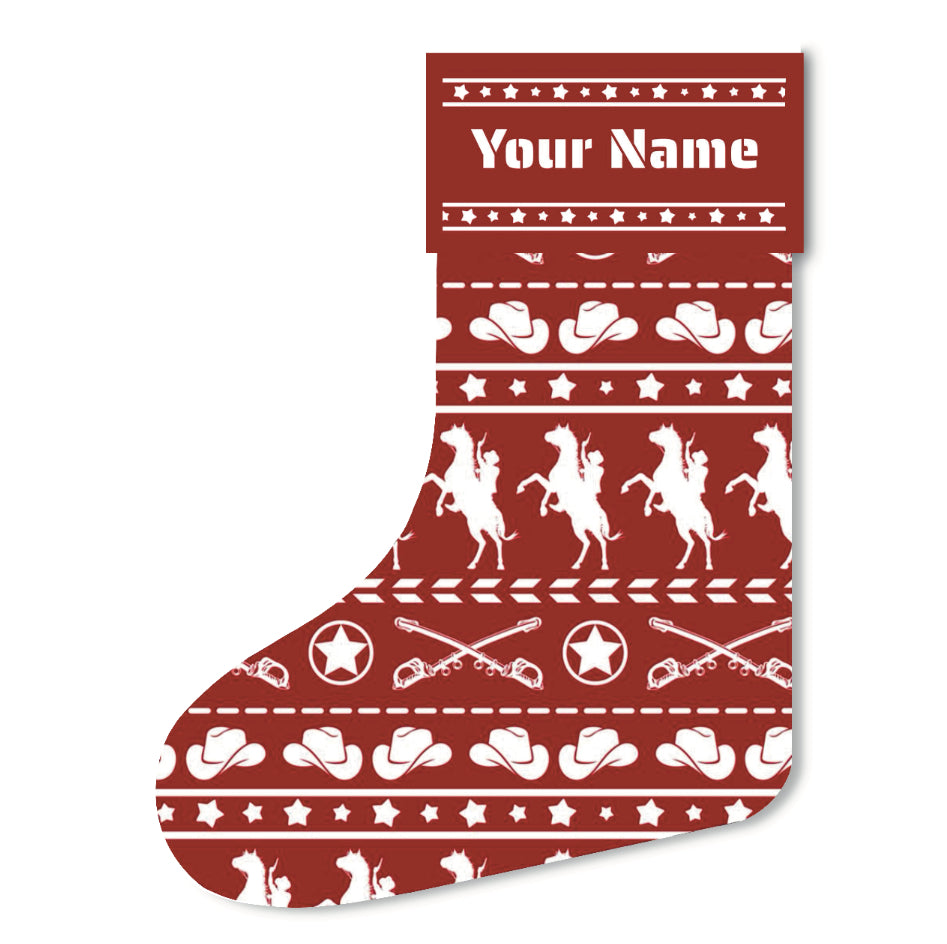 Customizable Cavalry Christmas Stocking (Linen)