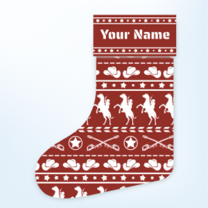 Customizable Cavalry Christmas Stocking (Linen)