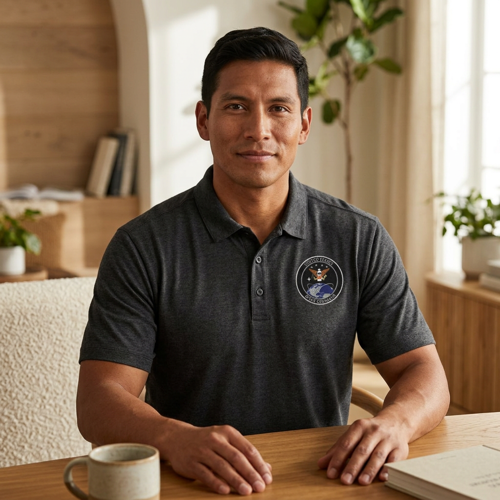 U.S. Space Command  Logo Men’s Polo Shirt
