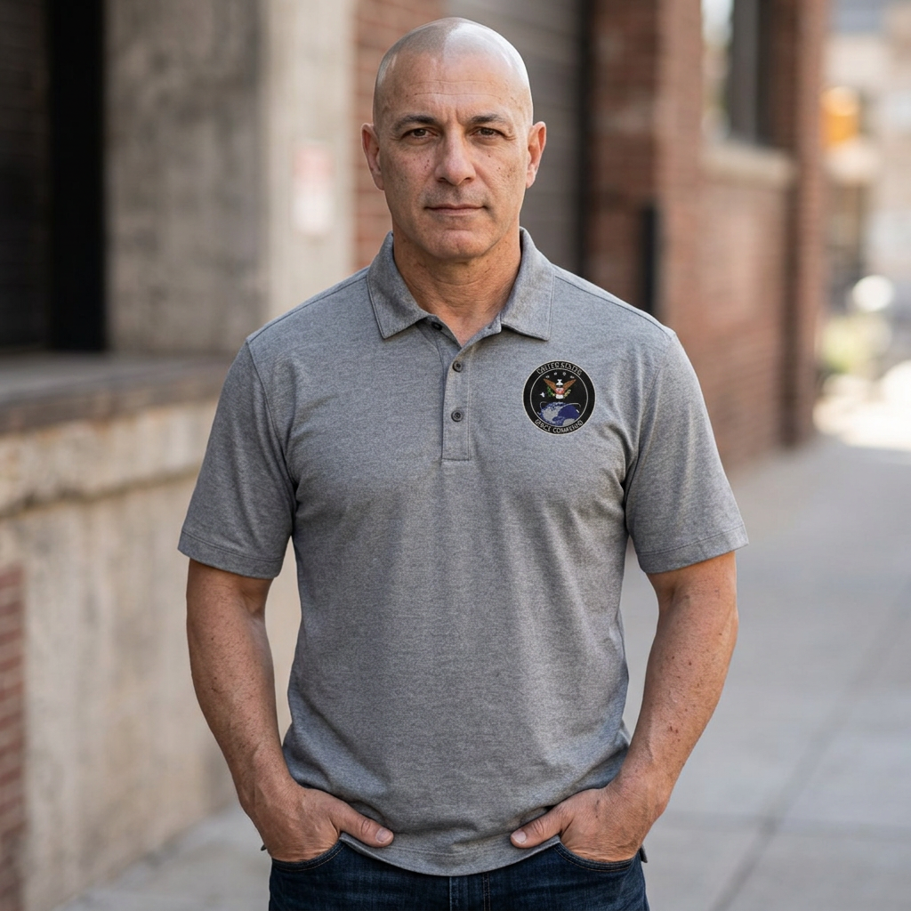 U.S. Space Command  Logo Men’s Polo Shirt