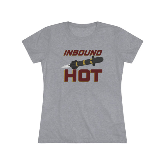 Inbound Hot Hellfire Missile Women's Triblend Tee