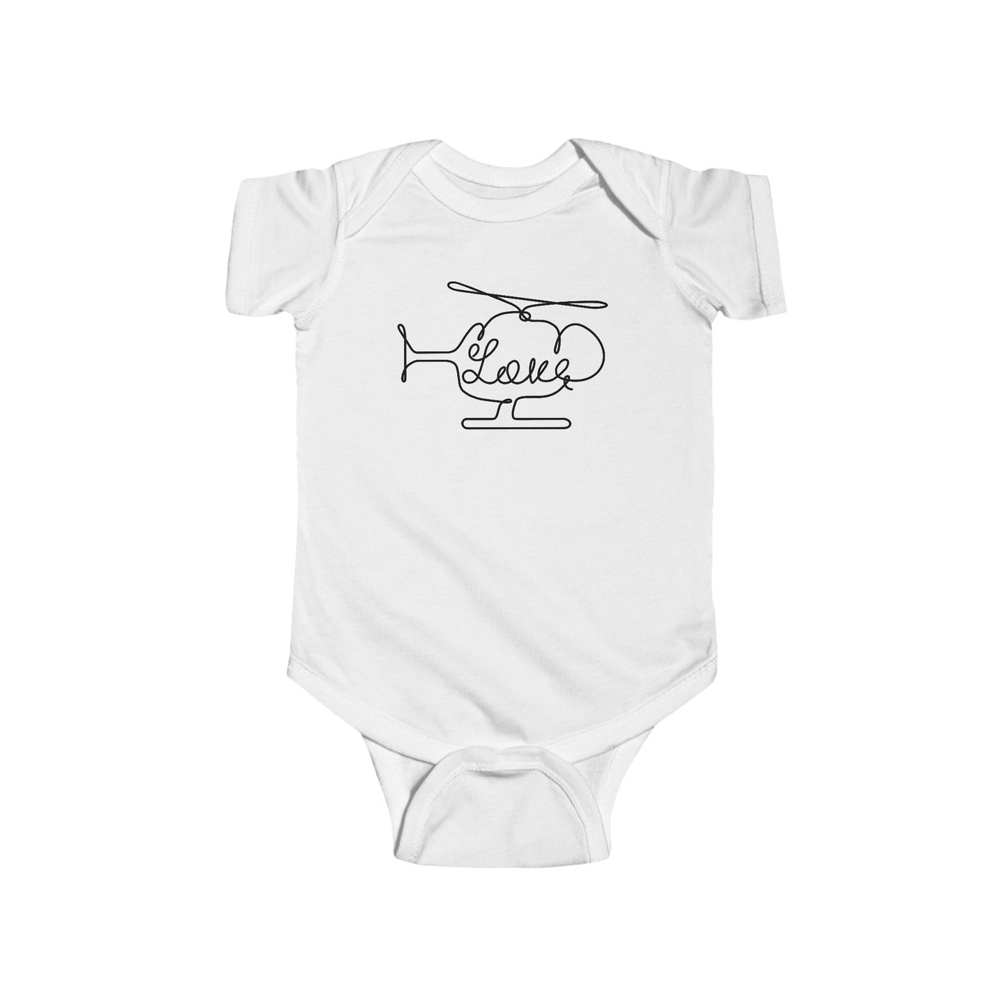 Love Copter Infant Fine Jersey Bodysuit