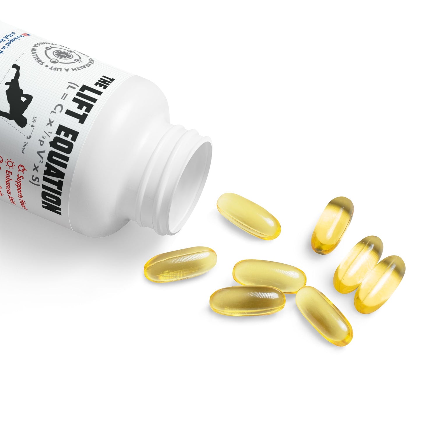 The Lift Equation Omega 3 Fish Oil Supplement (60 Softgels)