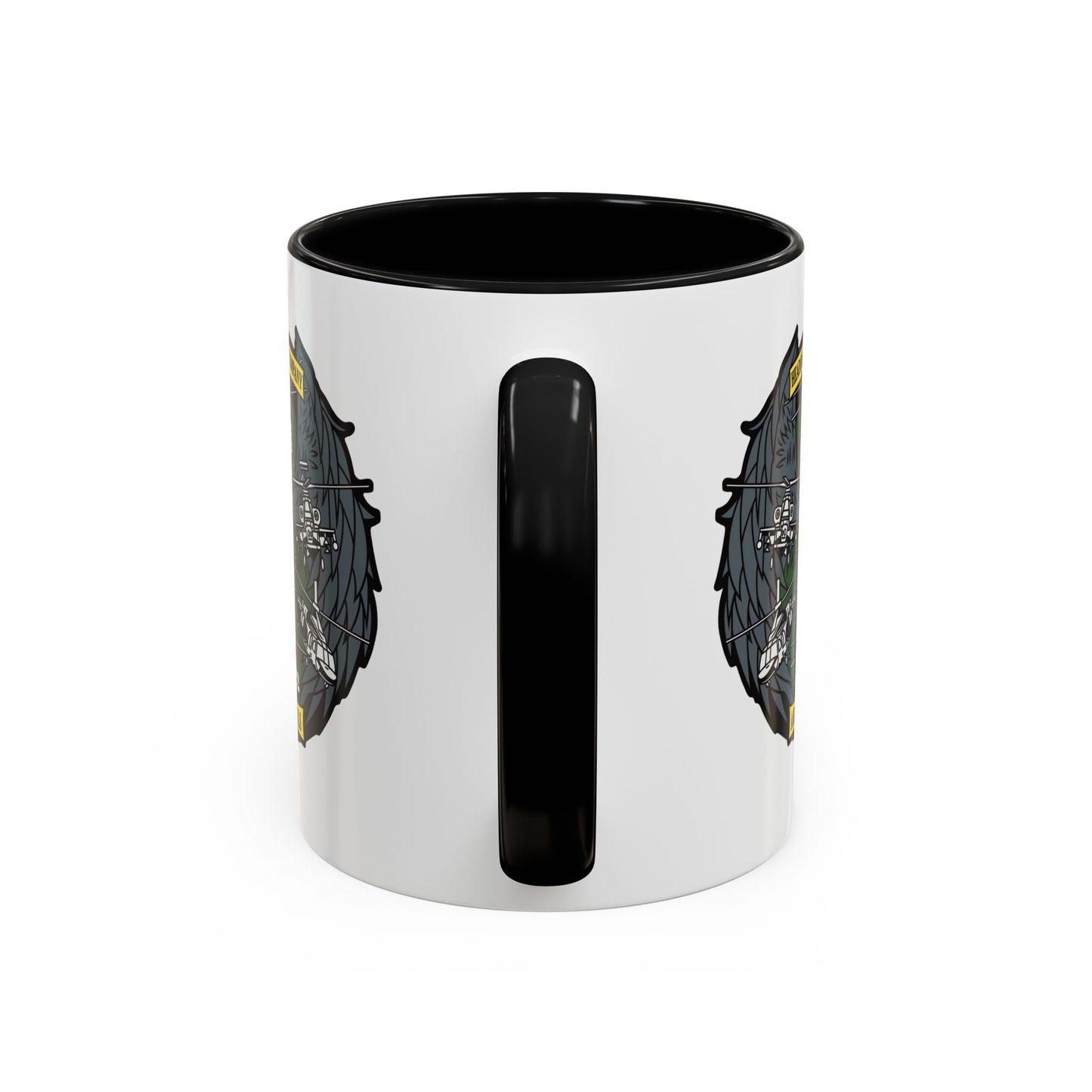 1 CAB HHC Archangels Military Emblem Accent Coffee Mug (11/15 oz)