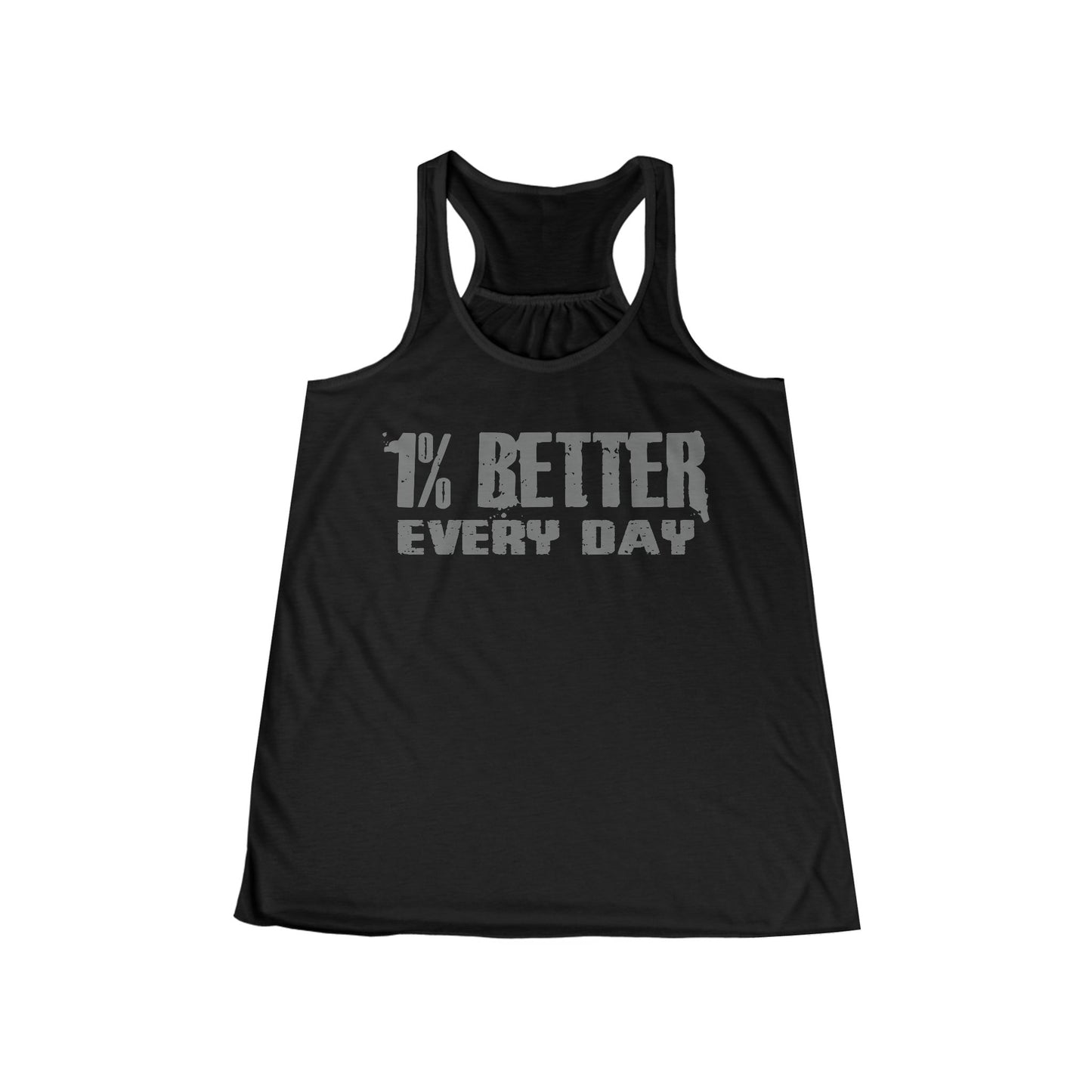 1% Better Every Day Racerback Tank — Women’s Motivational Workout Tank Top