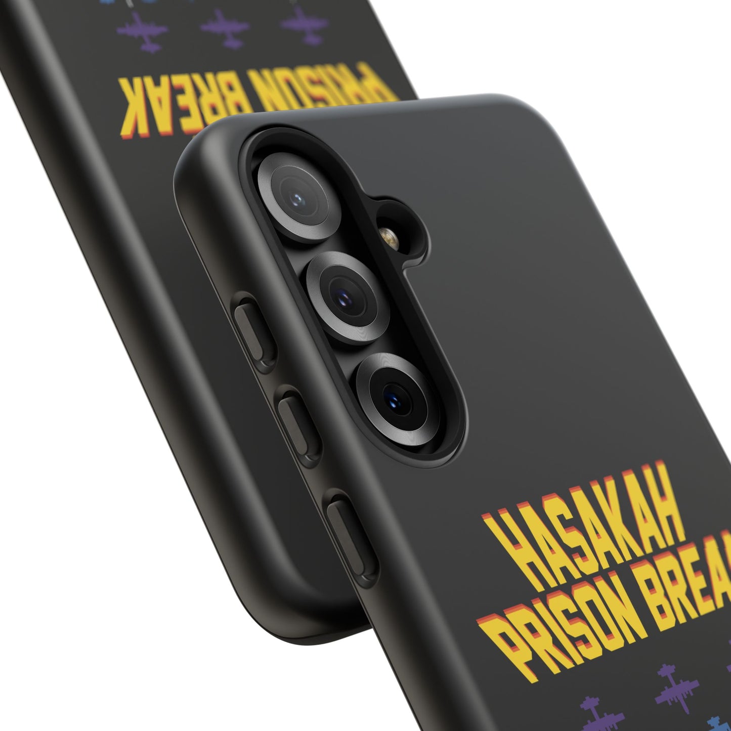 Phone Case — "Hasakah Prison Break" Retro Arcade Game Over Design