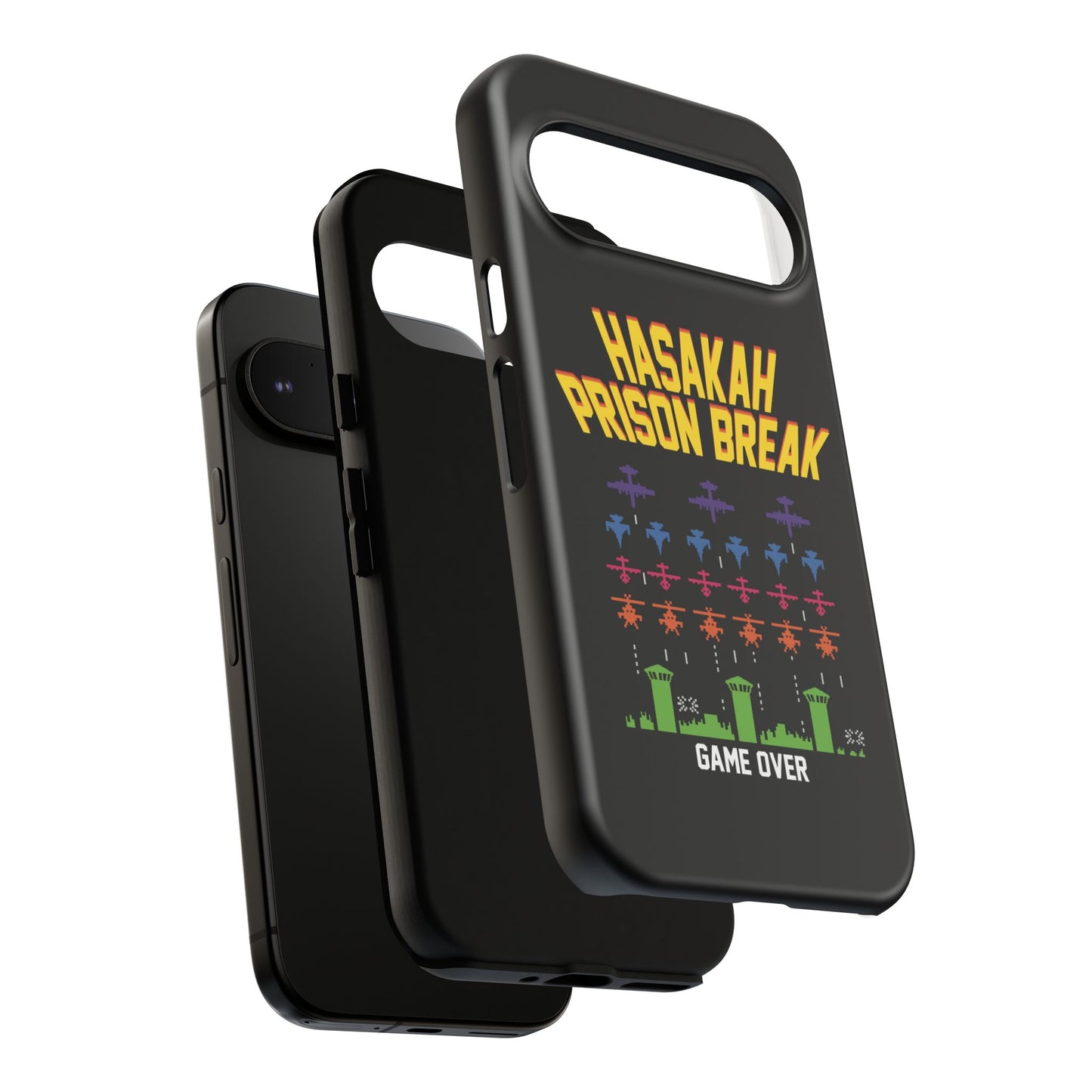 Phone Case — "Hasakah Prison Break" Retro Arcade Game Over Design