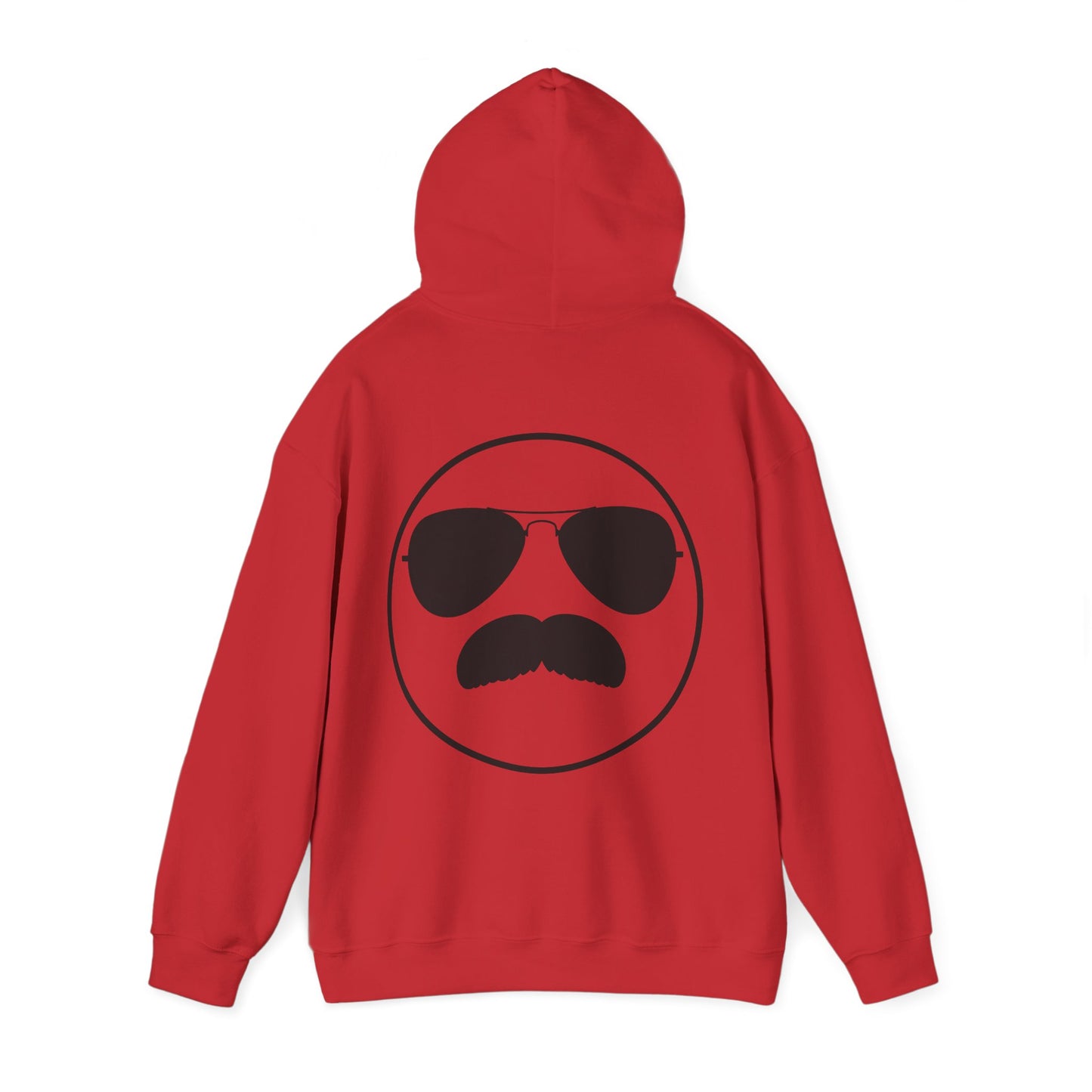 Mustache Aviator Hoodie - Unisex Heavy Blend Sweatshirt