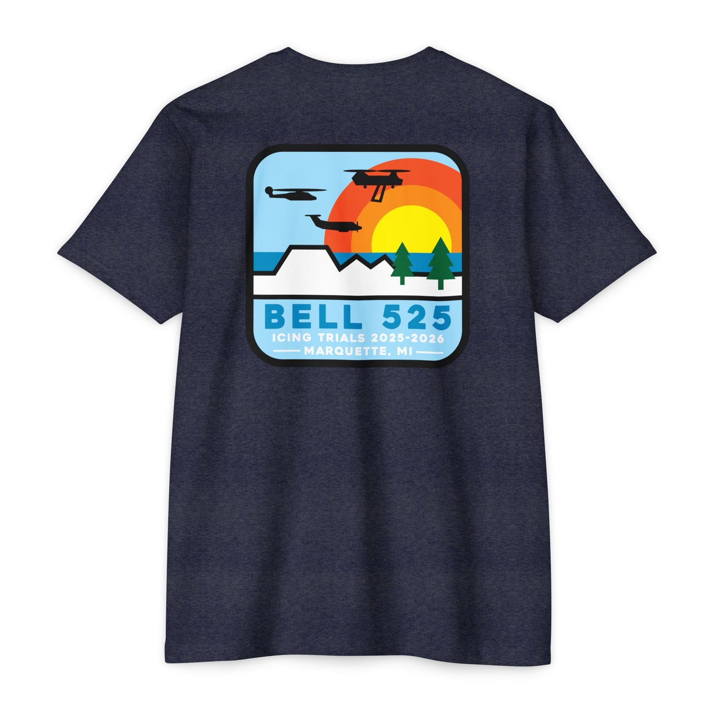 Bell 525 Ice Trials T-Shirt 60/40 Cotton-Poly