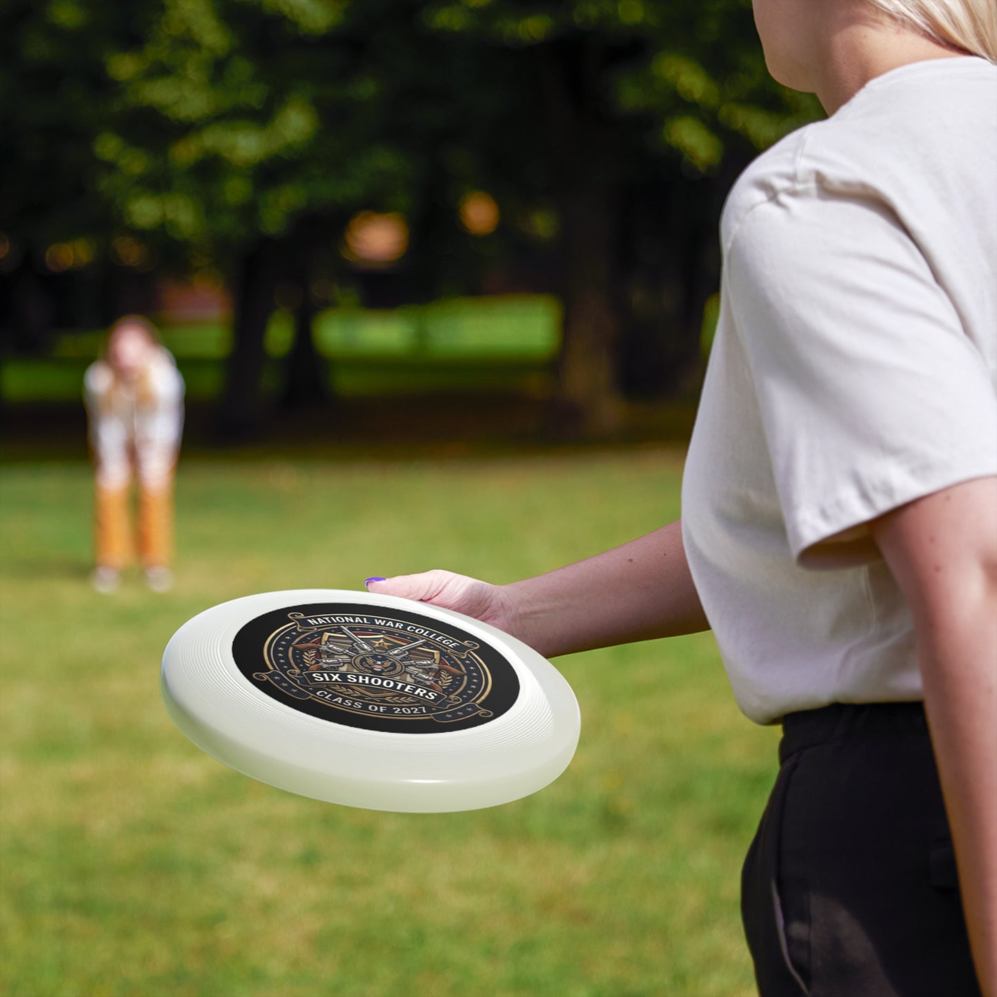 National War College Six Shooters Ultimate Wham-O Frisbee