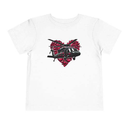 Toddler Blackhawk Valentine Short Sleeve Tee