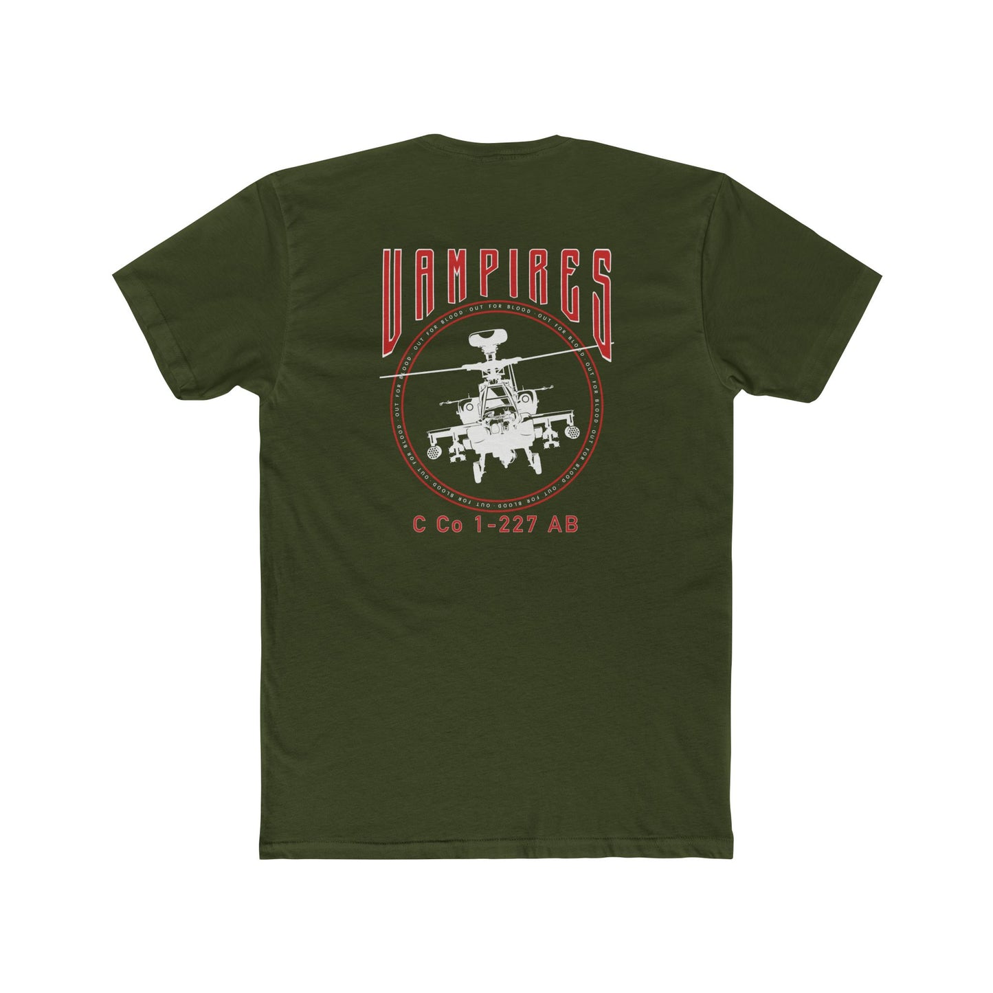 Vampires - Out For Blood100% Cotton Crew Tee