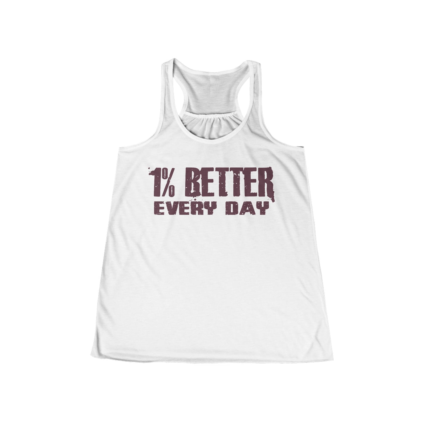 1% Better Every Day Racerback Tank — Women’s Motivational Workout Tank Top