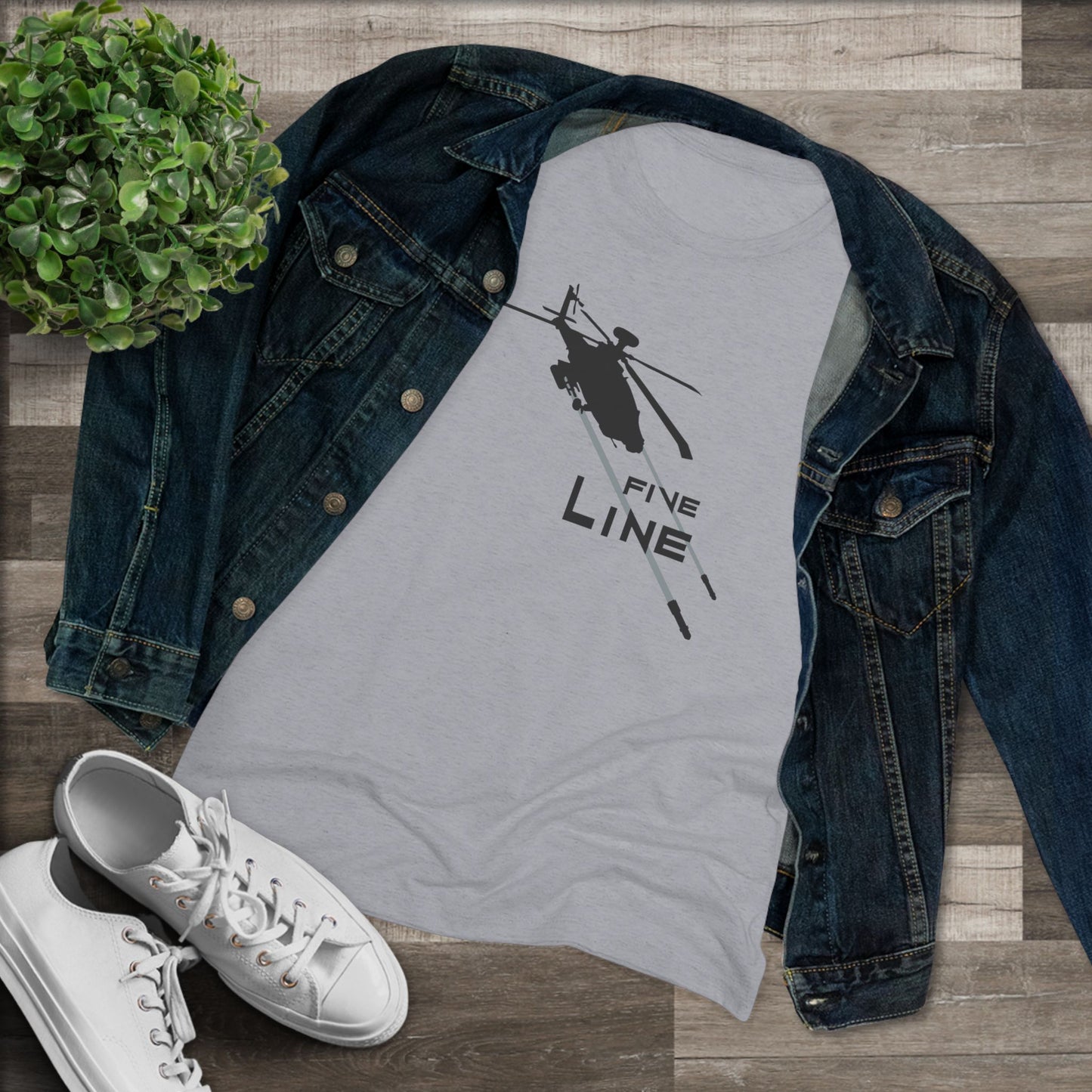 FIVE LINE Close Air Support Women's Triblend Tee