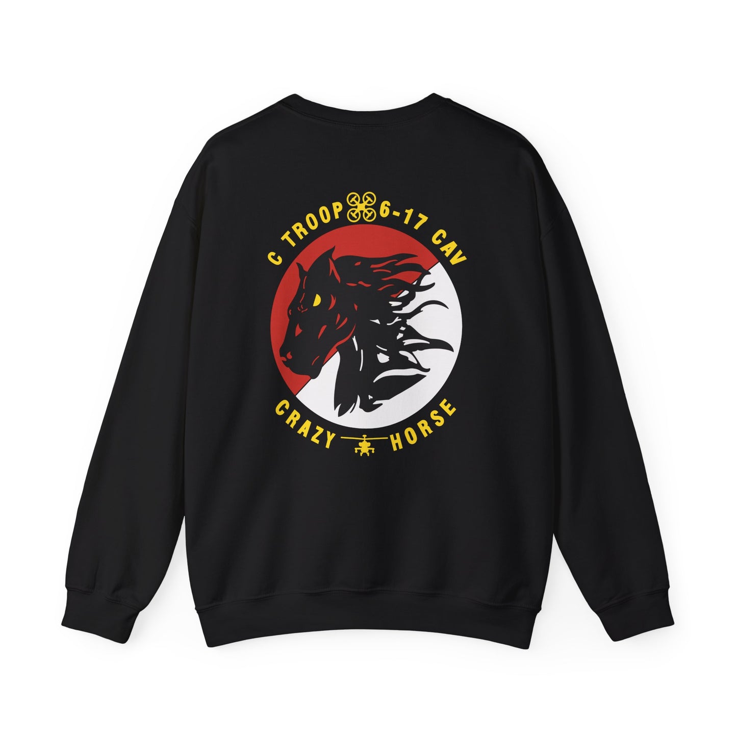 6-17 AIR CAV Charlie Troop Unisex Heavy Blend Crewneck Sweatshirt