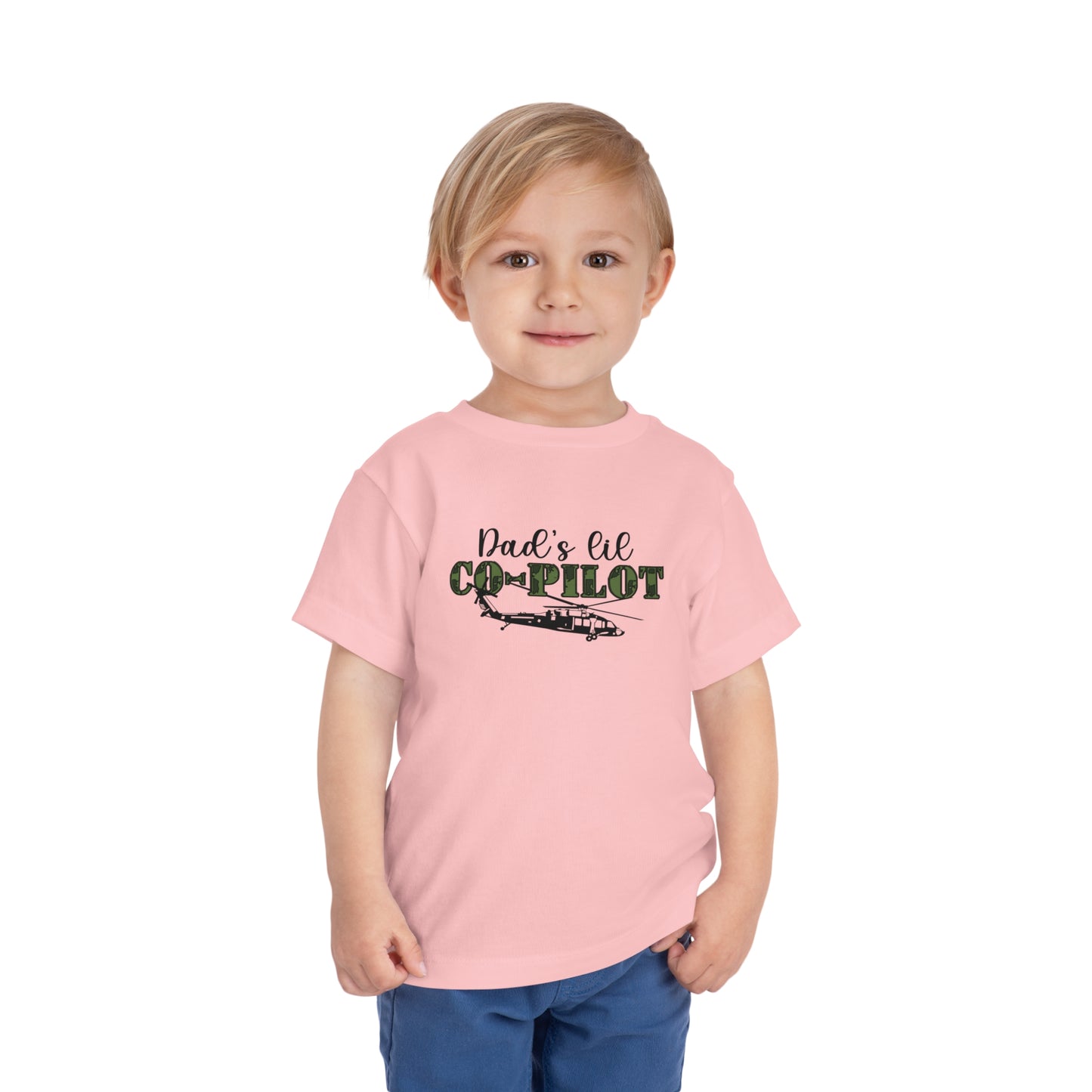 Dad’s Blackhawk Co-PilotToddler Short Sleeve Tee