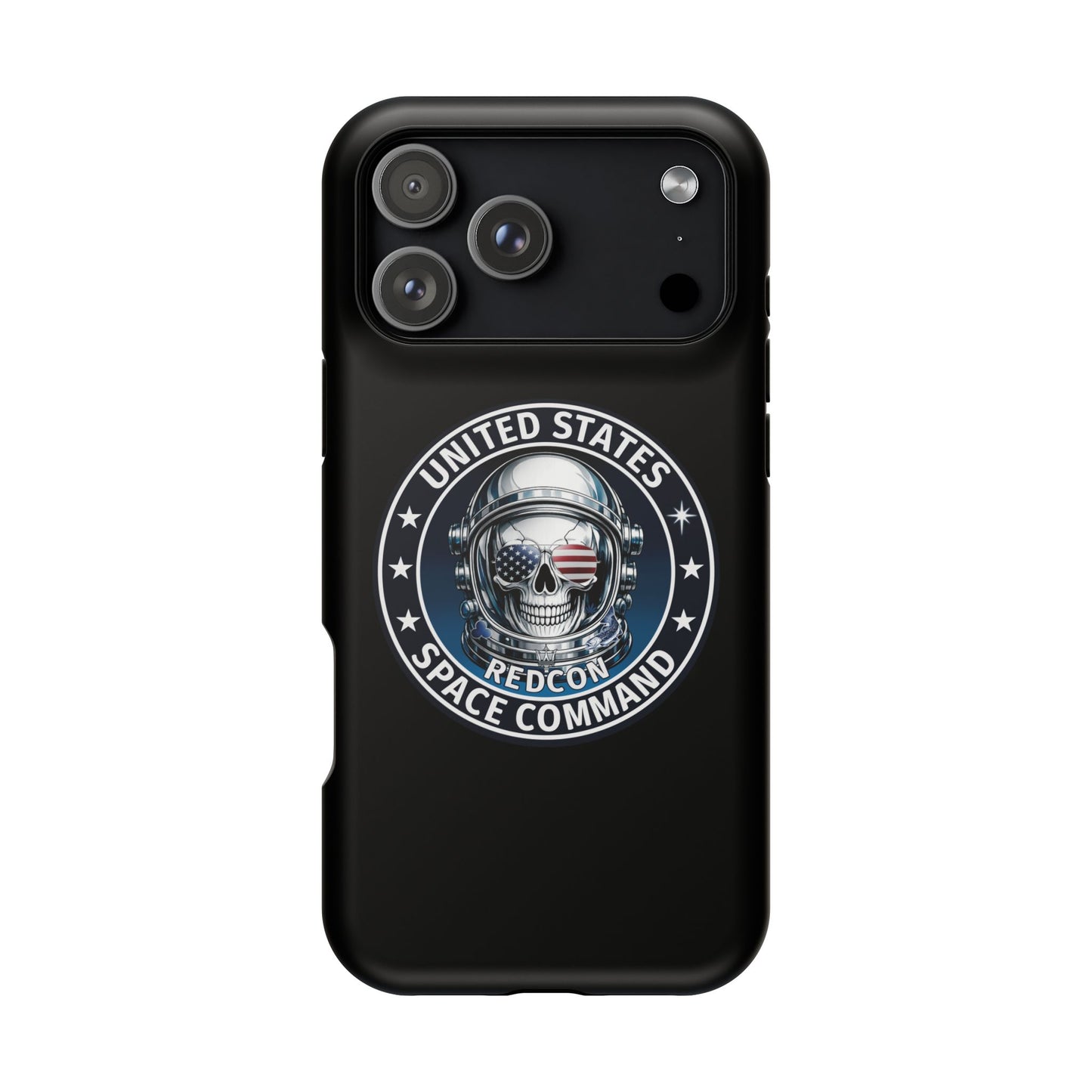 U.S. Space Command Skull Astronaut REDCON Phone Case — Magnetic Impact-Resistant