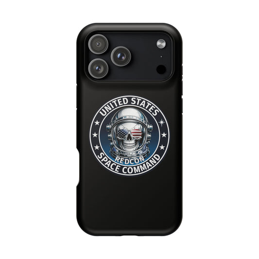 U.S. Space Command Skull Astronaut REDCON Phone Case — Magnetic Impact-Resistant