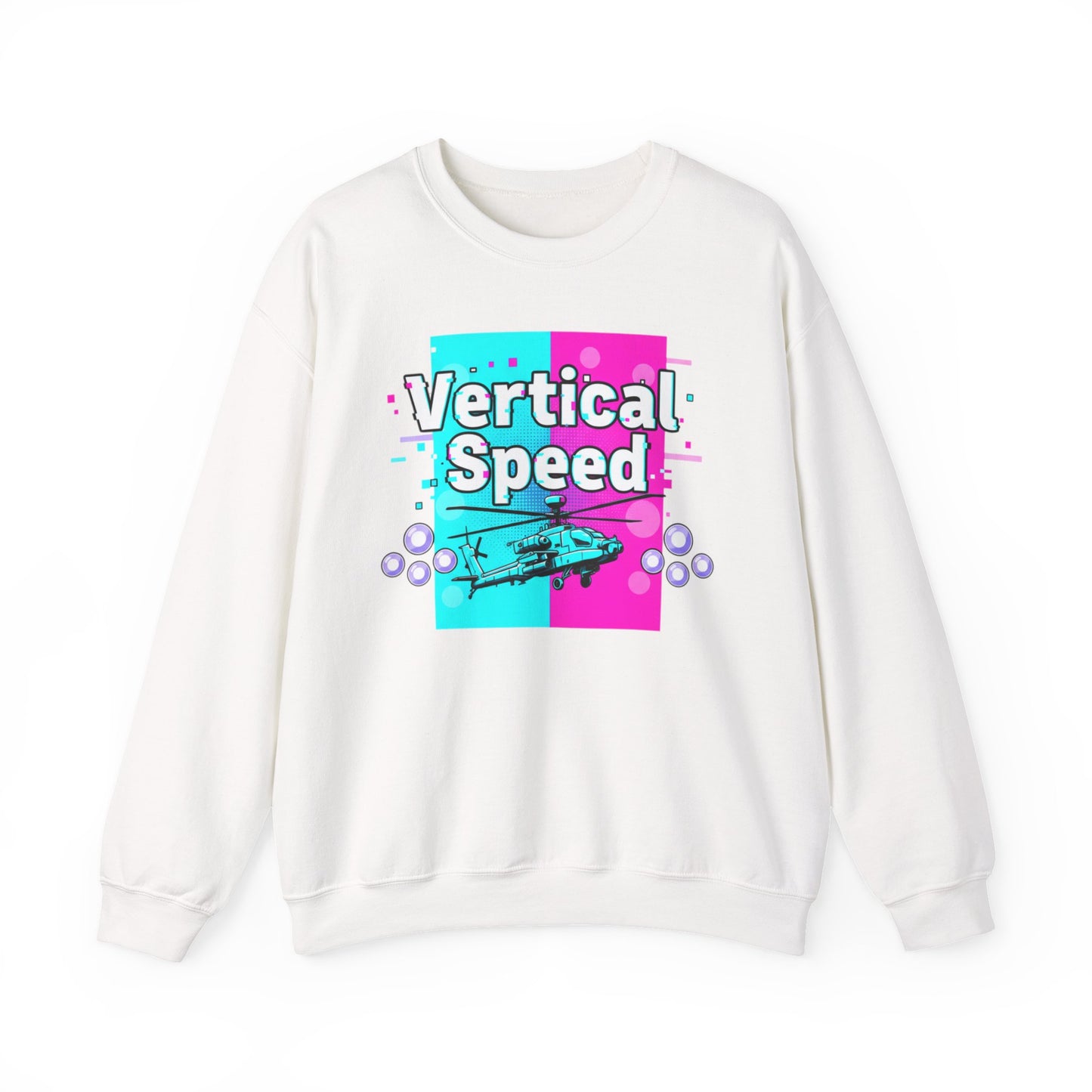 Vertical Speed Sweatshirt | Y2K Retro Tech, pixel aesthetic