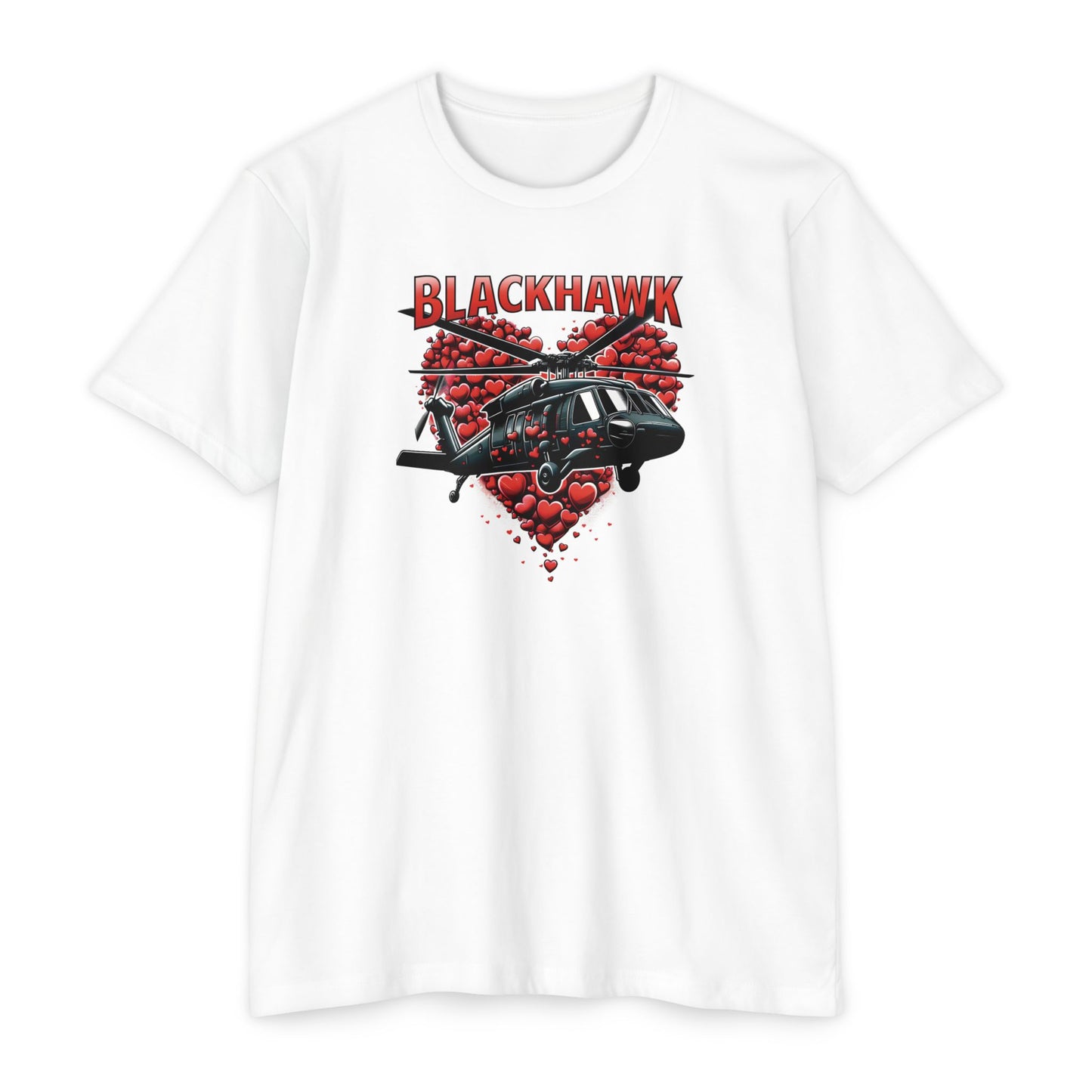 Blackhawk Helicopter Love Vertical Speed CVC Jersey T-shirt