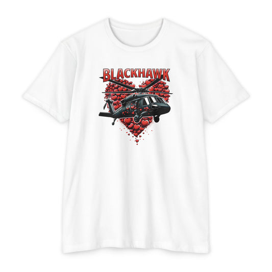 Blackhawk Helicopter Love Vertical Speed CVC Jersey T-shirt