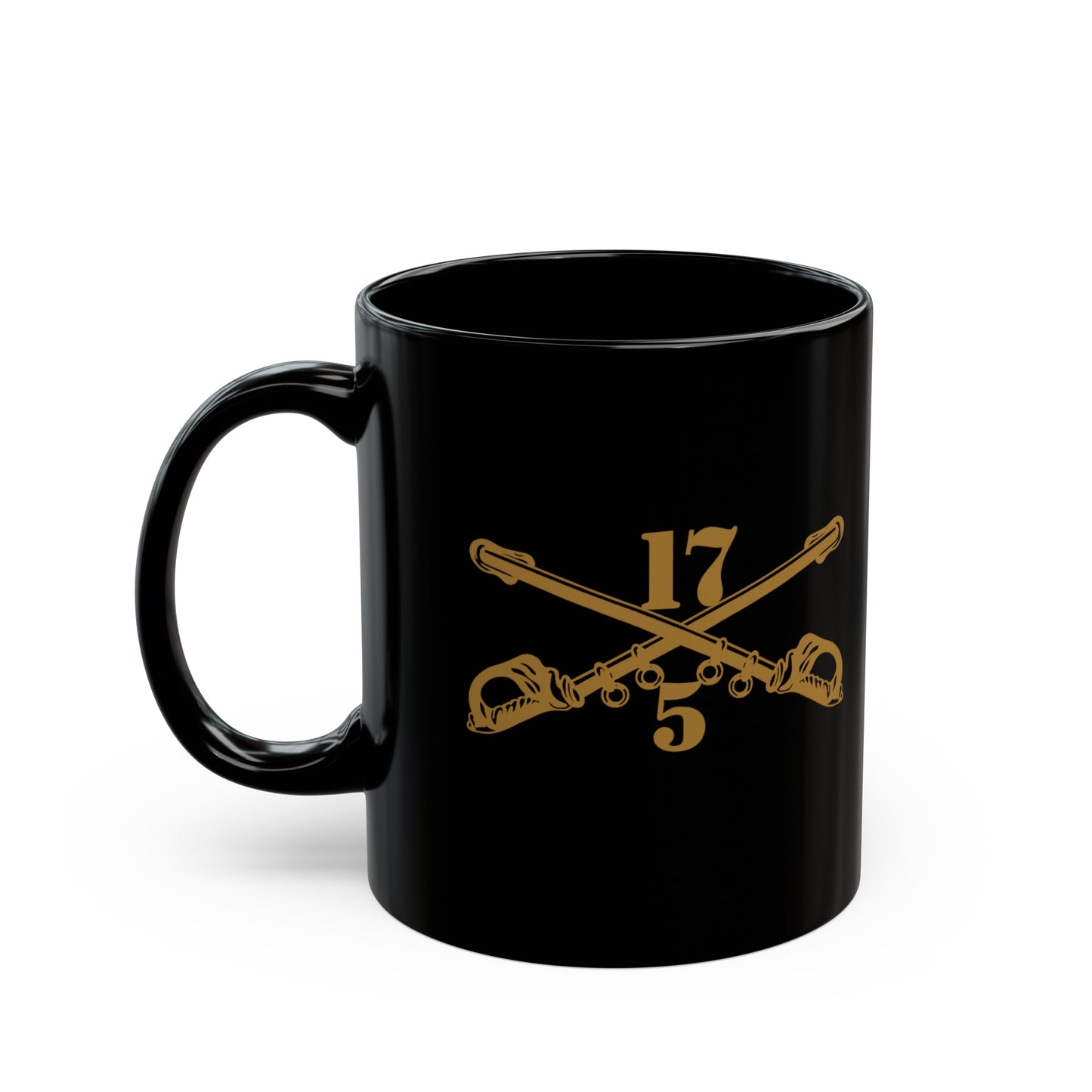 5-17 Cavalry 11oz Black Mug