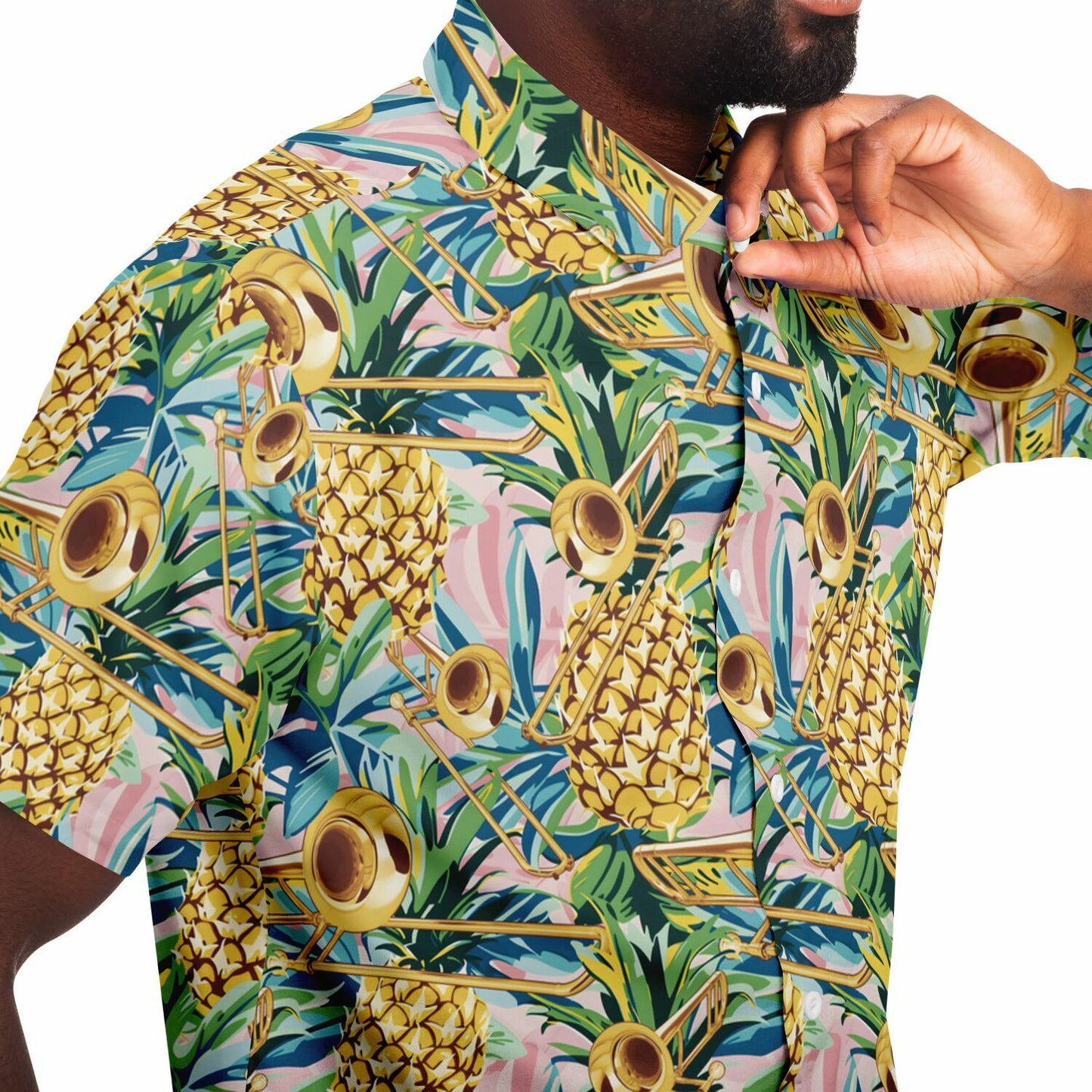 Trombone Short Sleeve Button Down Shirt