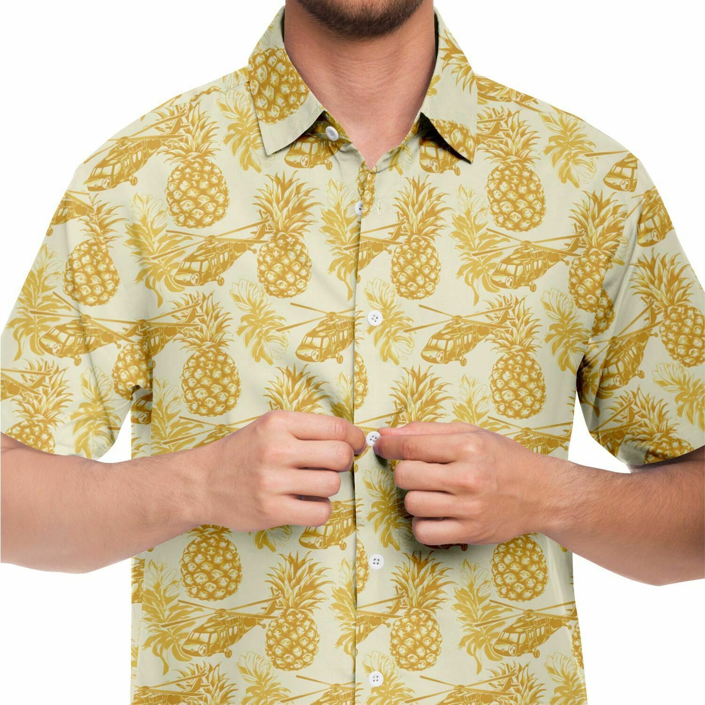 Blackhawk Tropical Thunder Short Sleeve Button Down Shirt