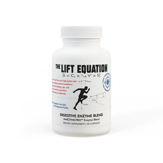 The Lift Equation Digestive Enzyme Blend Supplement (60 Capsules)