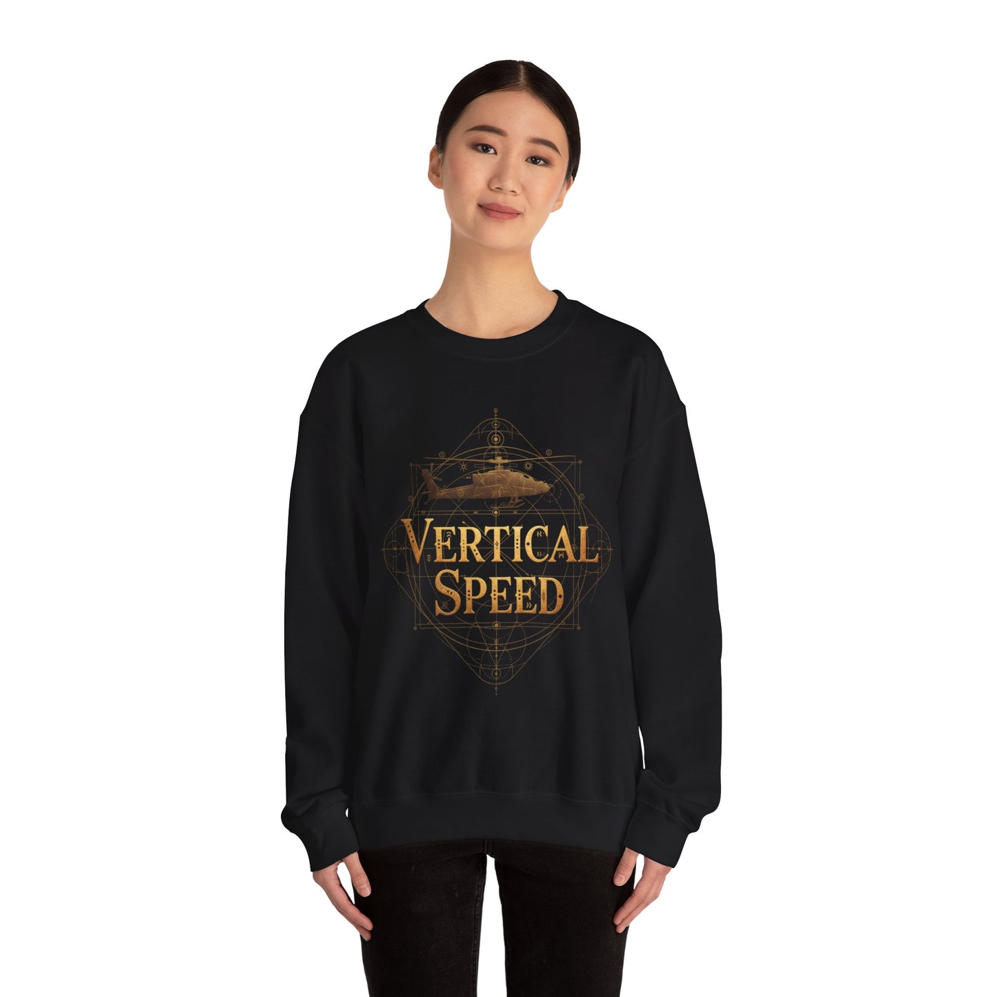 Vertical Speed Sweatshirt | tarot & occult typography, esoteric print