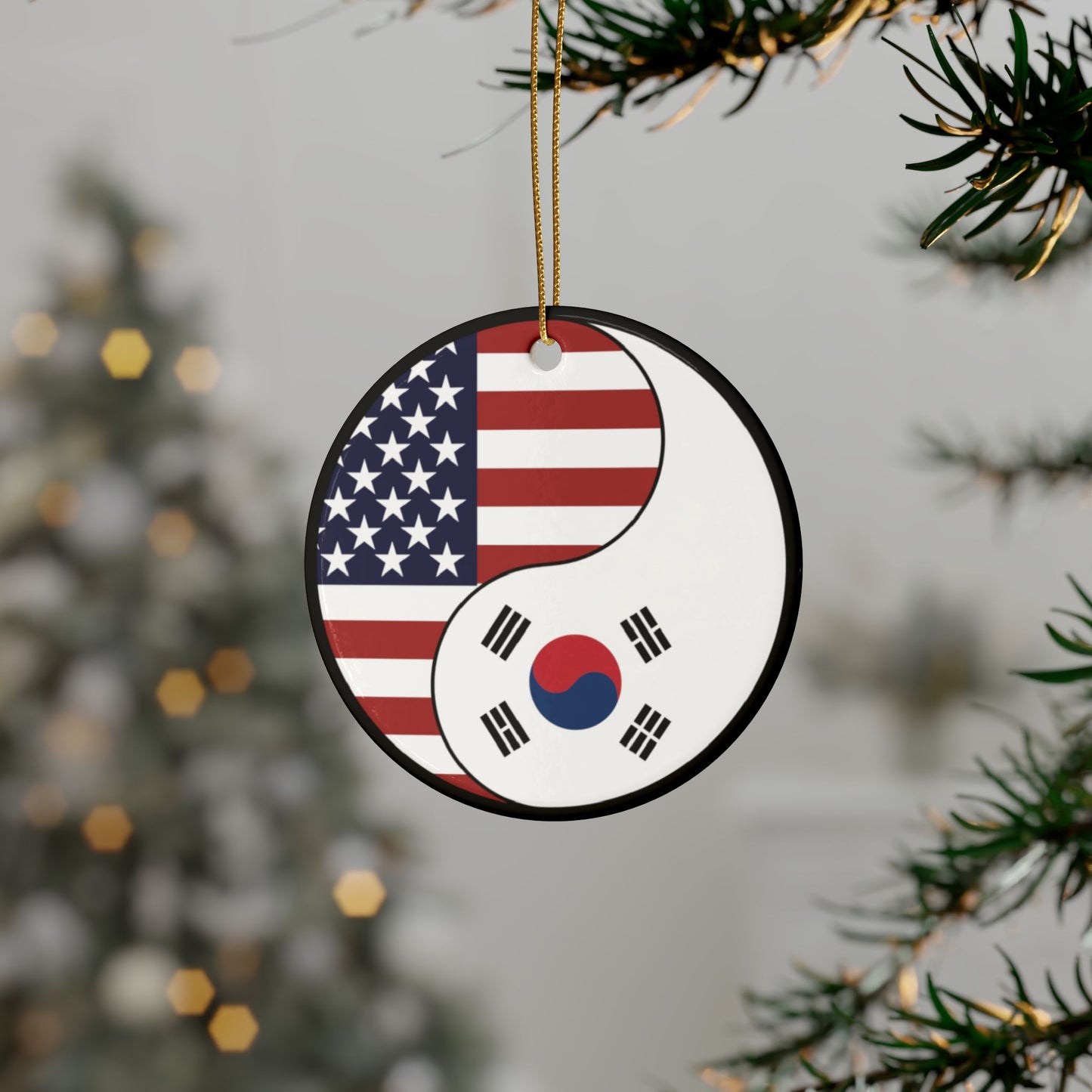 Taegukki Alliance Ceramic Ornaments (1pcs, 5pcs, 10pcs, 20pcs)