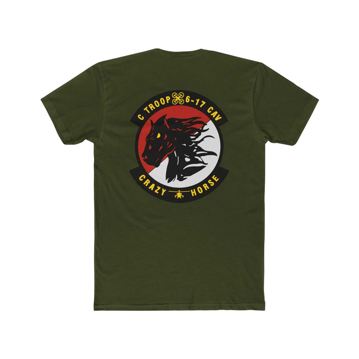 Legacy 6-17 AIR CAV C Troop 100% Cotton Crew Tee