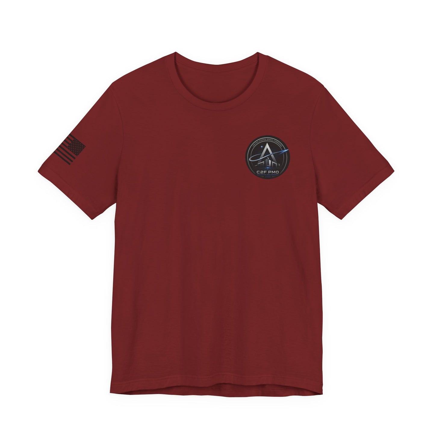 U.S. Space Command C2F PMO Logo T-Shirt Accelerating Space Dominance 2032