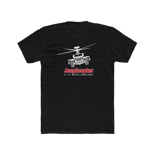 Jeepicopter 100% Cotton Crew Tee