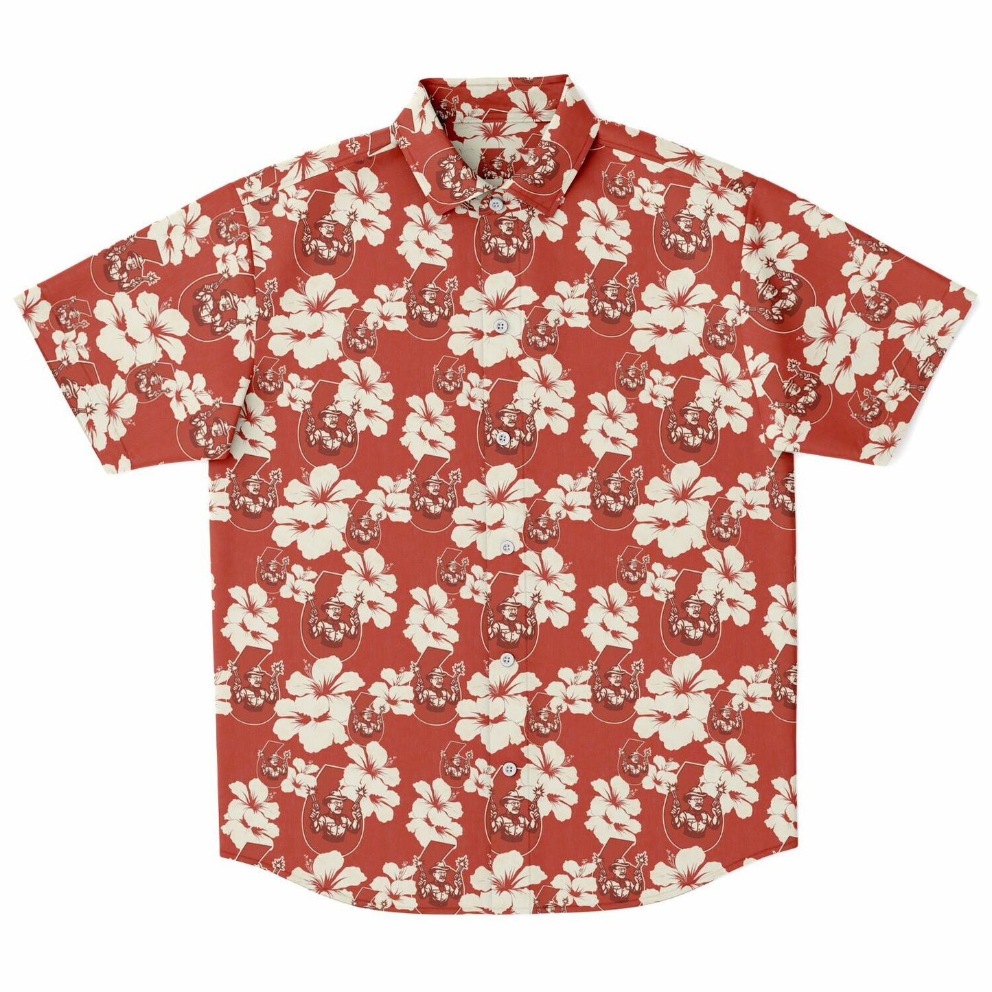 Teddy Roosevelt Short Sleeve Button Down Shirt