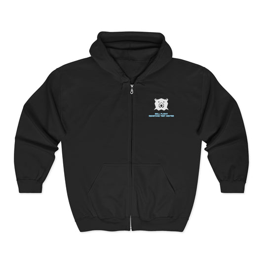 Bell 525 Icing Trials Full Zip Hoodie 50/50 Cotton-Poly